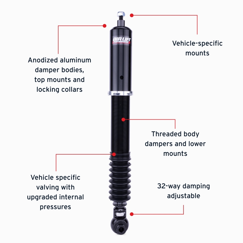 BMW F33 Suspension Coilover Kit - Rear - Air Lift - Air Lift Performance - `15-`21